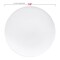 Solid White Organic Round Disposable Plastic Appetizer/Salad Plates - 7.5" (120 Plates)